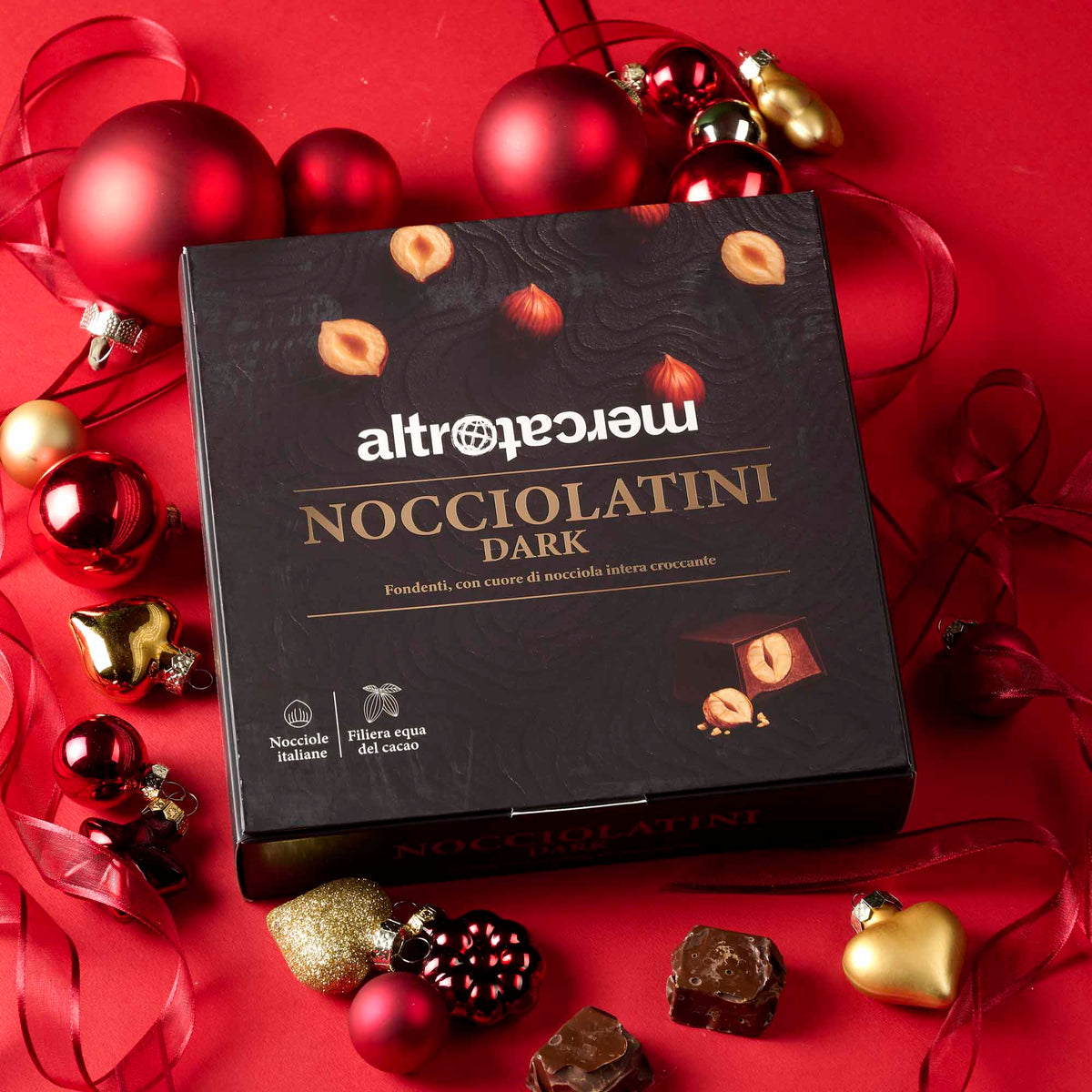 Nocciolatini Dark cioccolatini fondenti alla nocciola | 250 g