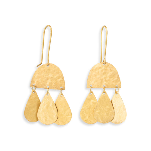 Orecchini Cloud ottone