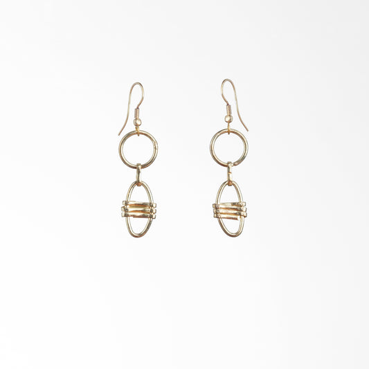 Orecchini Eye ottone