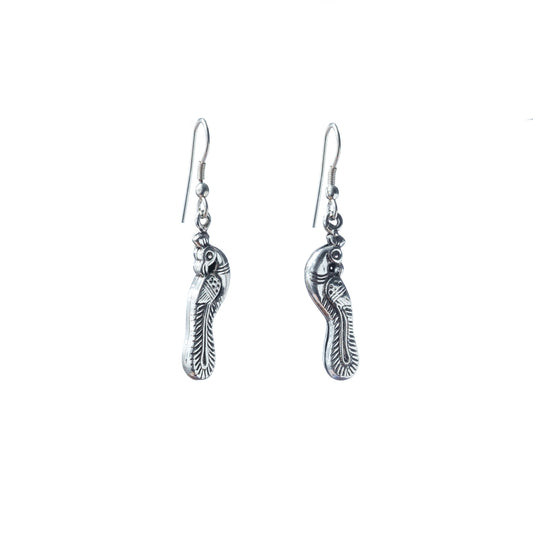Orecchini Plume ottone