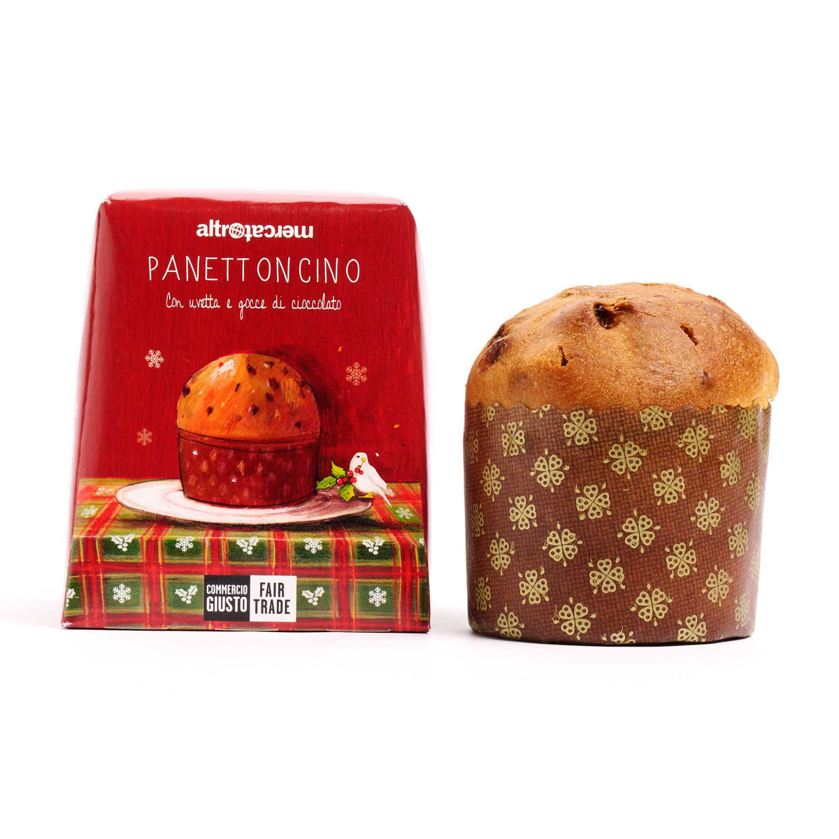 Panettoncino con uvetta e gocce di cioccolato | 100 gr