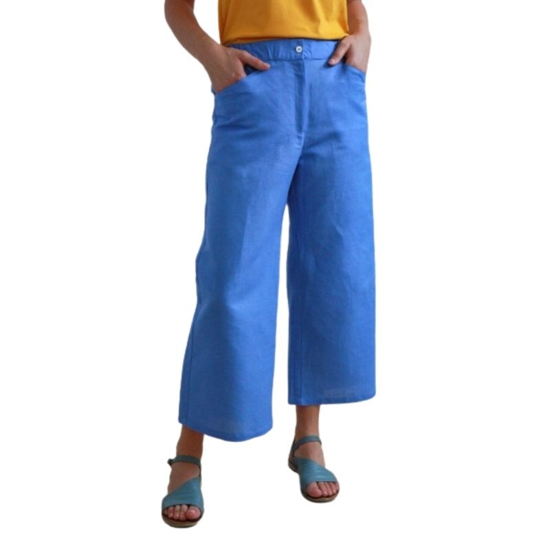 Pantalone Vite lino e cotone