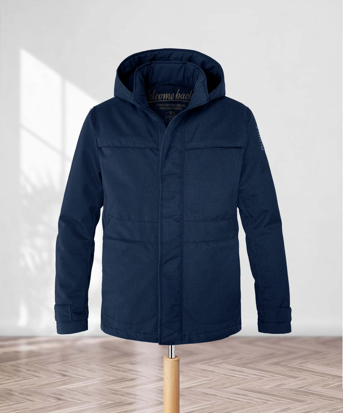 Parka termico corto uomo