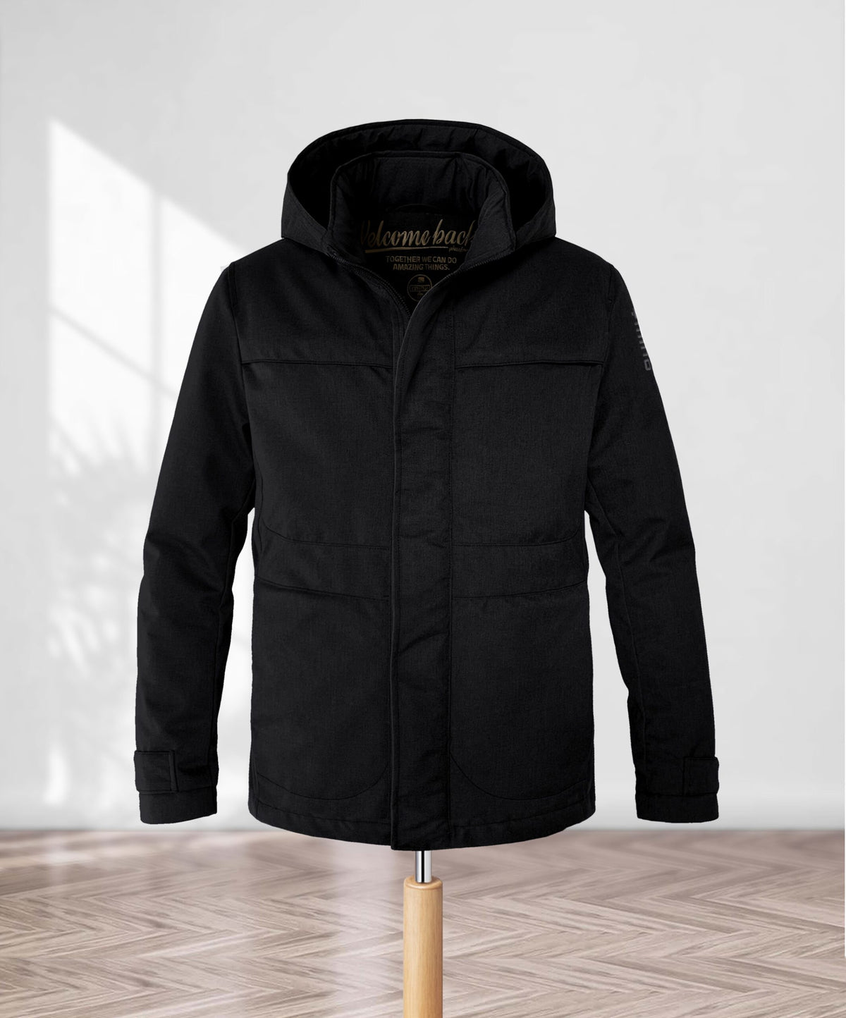 Parka termico corto uomo