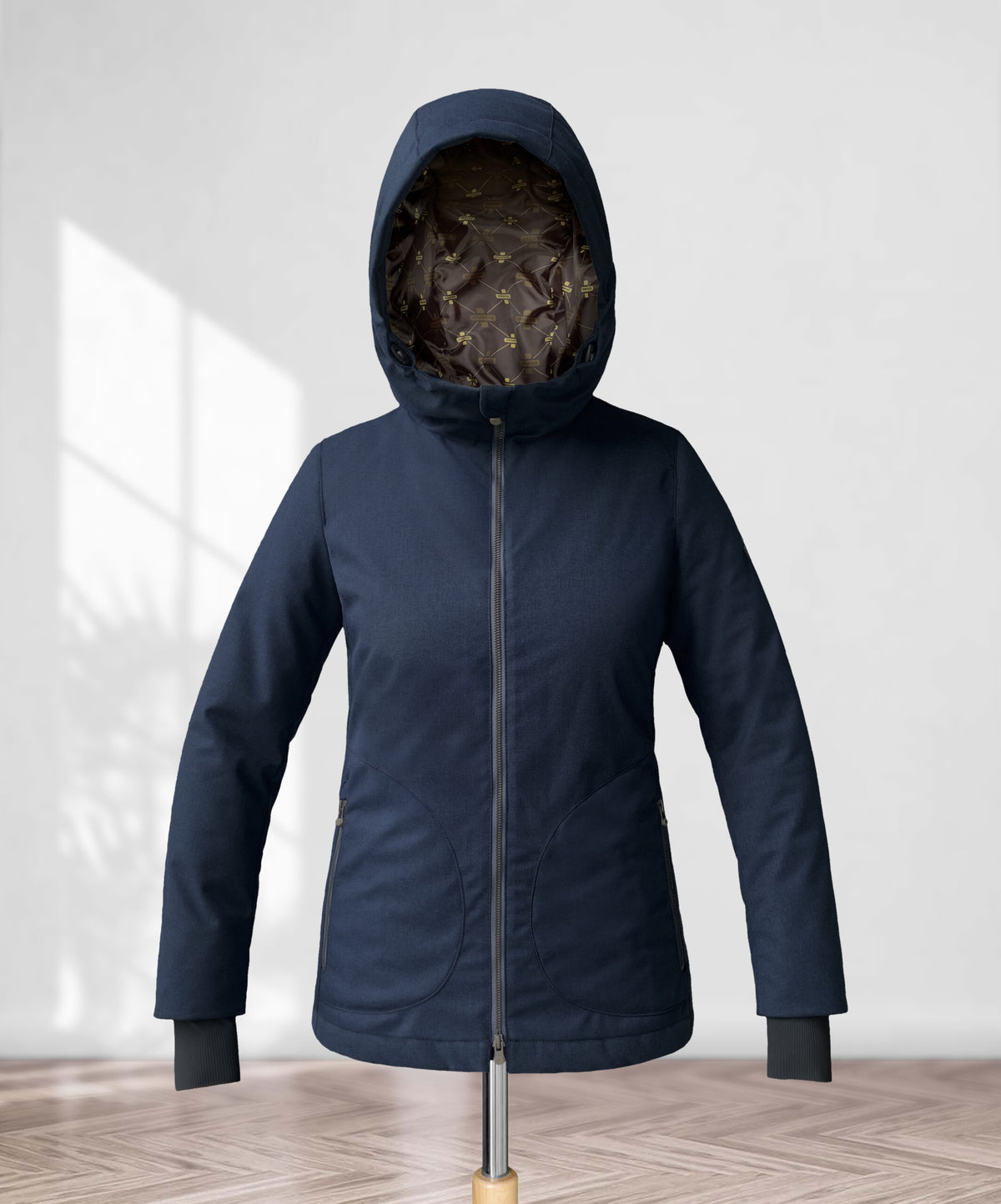 Parka termico corto donna