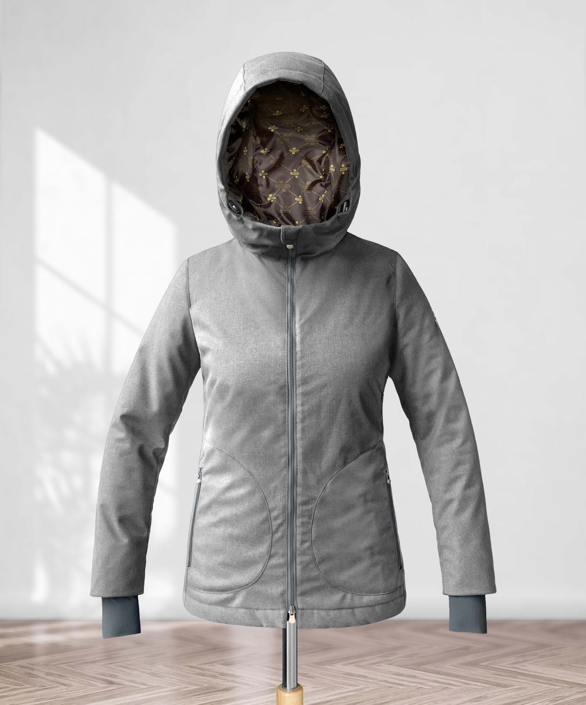 Parka termico corto donna