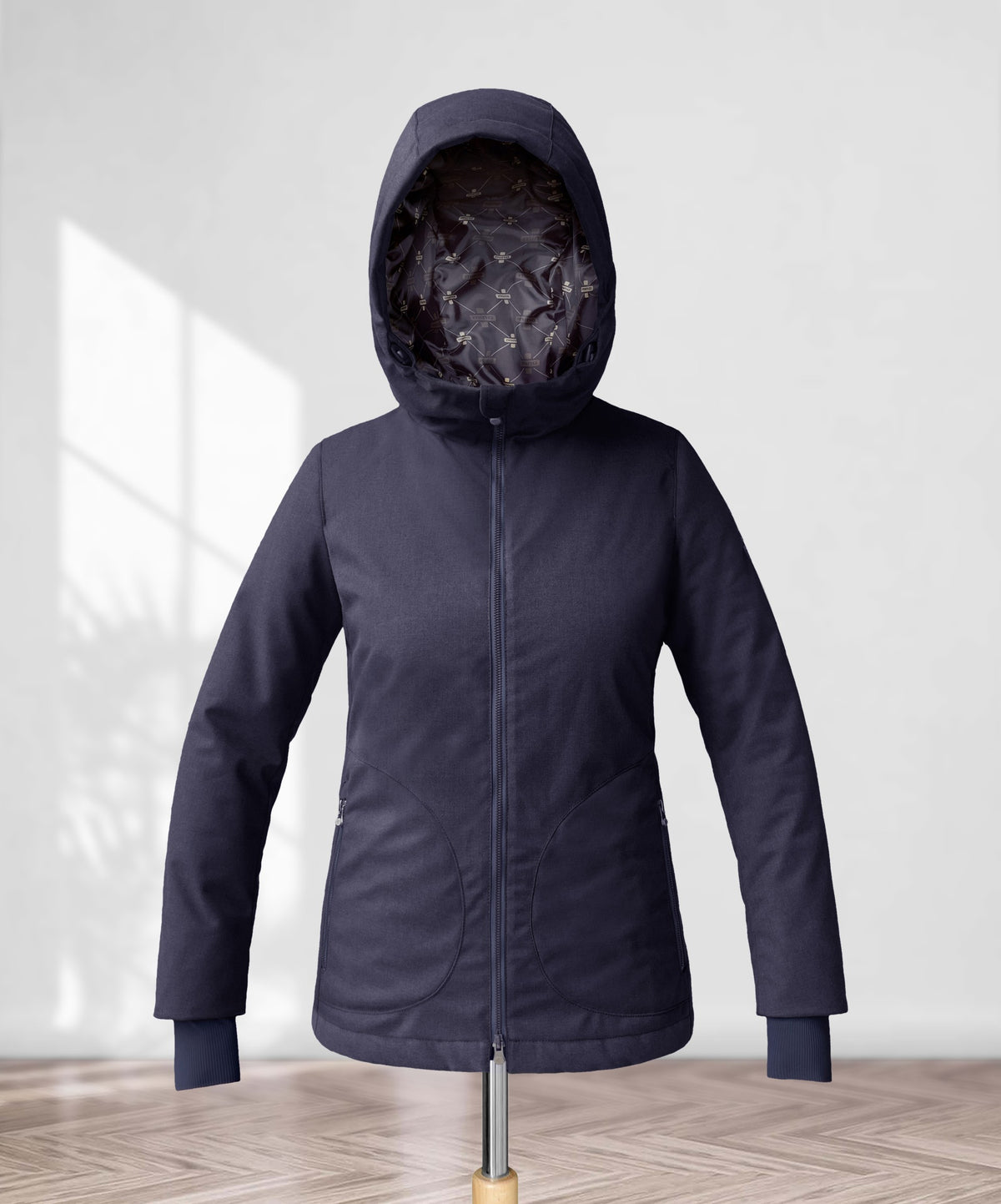 Parka termico corto donna