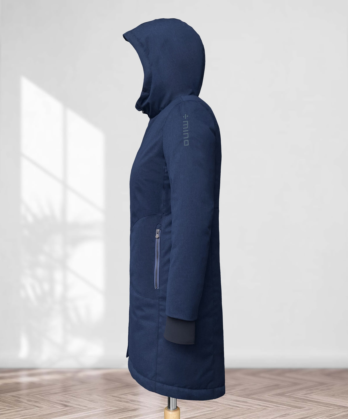 Parka termico lungo donna