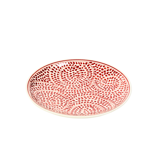 Piattino Peonia ceramica