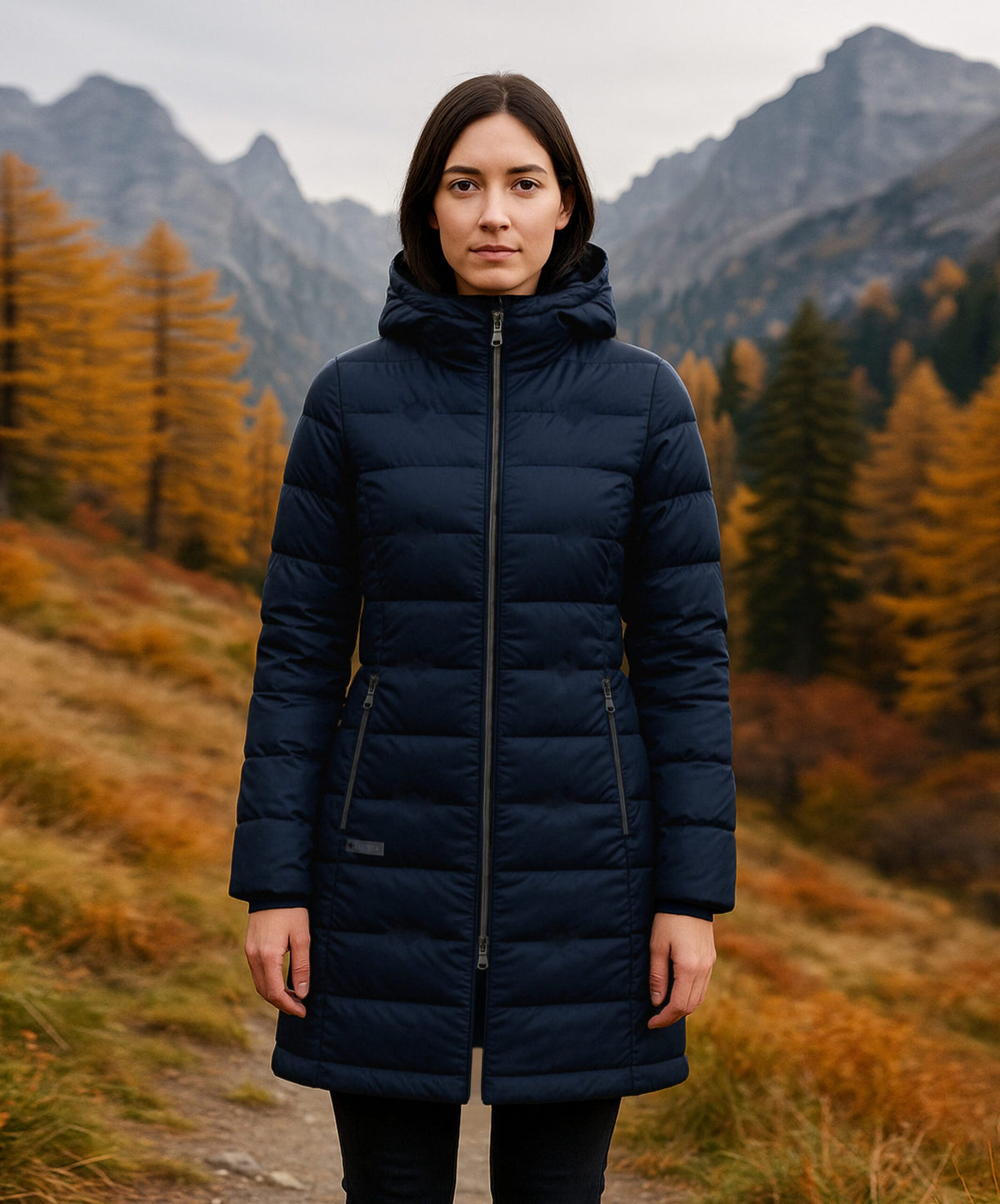 Piumino lungo donna
