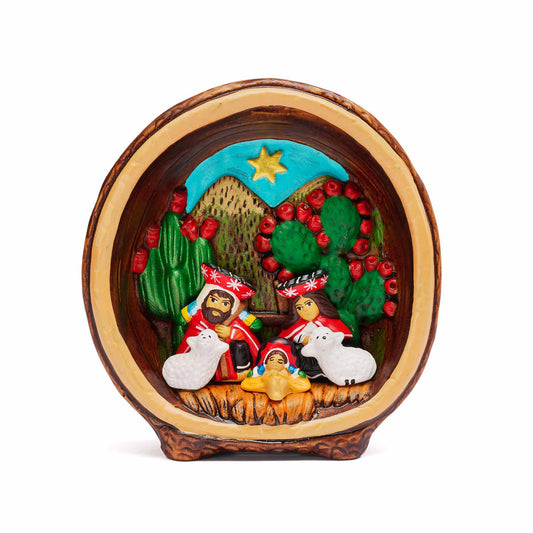 Presepe Paesaggio Cuzco ceramica