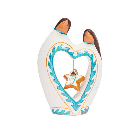 Presepe Stellina teal ceramica