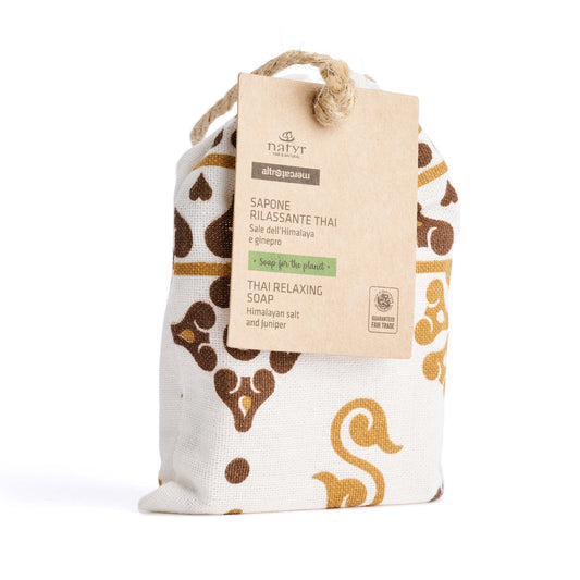 Sapone artigianale Thai rilassante sale dell'Himalaya e ginepro | 100 g