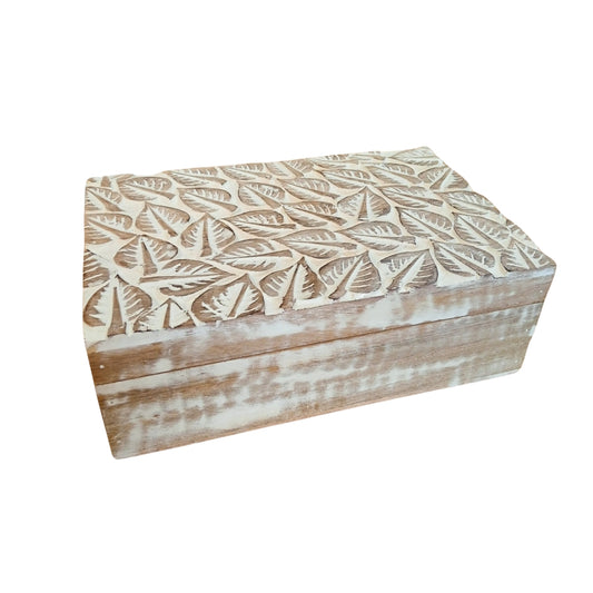 Scatola Fogliame legno