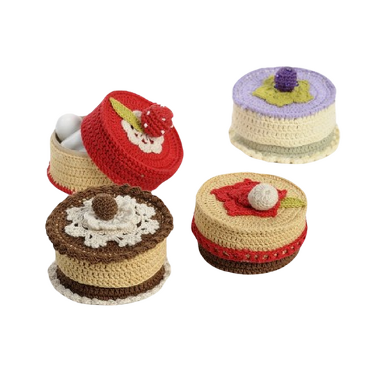 Kit 4 scatoline Pasticcino crochet