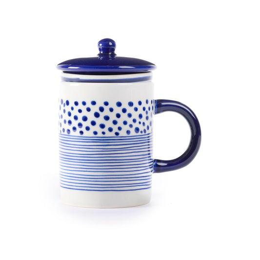 Tisaniera Dot Stripes ceramica