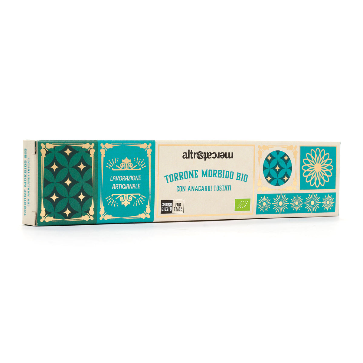 Torrone morbido stecca con anacardi e miele - bio | 90 gr