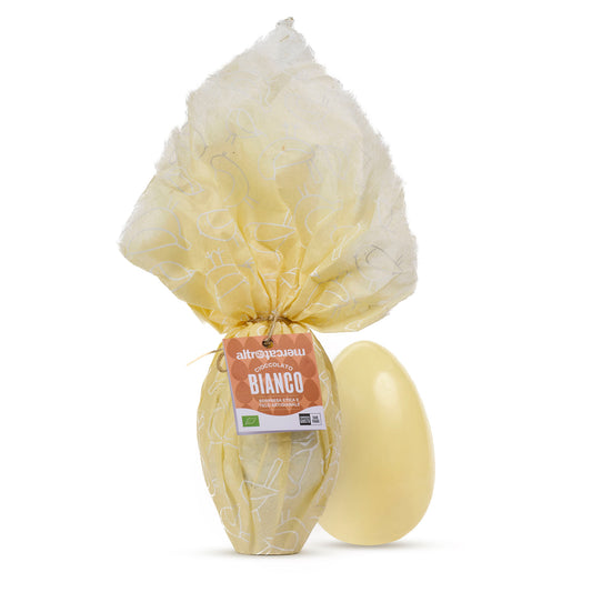 Uovo di cioccolato bianco - bio | 200 g