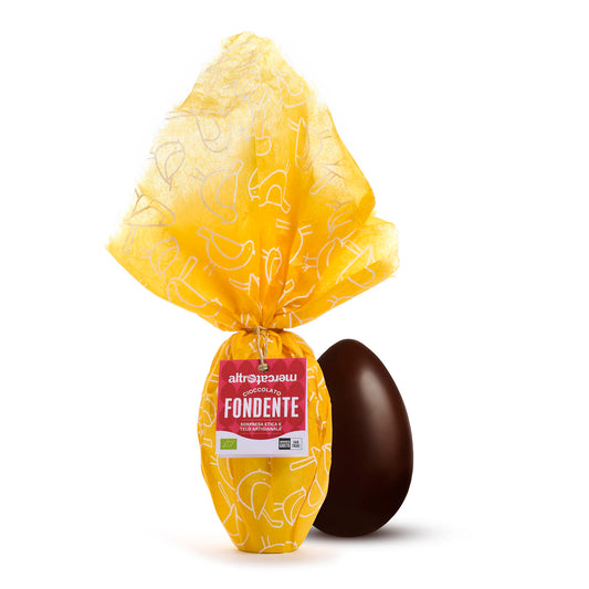Uovo di cioccolato fondente - bio | 200 g
