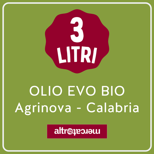 Olio evo Agrinova in latta Calabria - bio | 3L