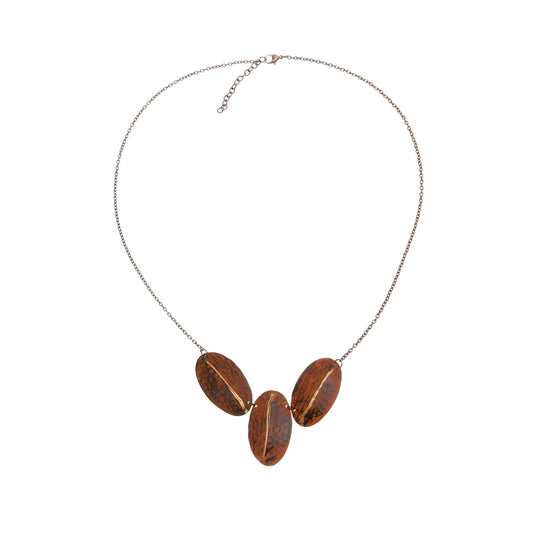 Collana Graffio ottone