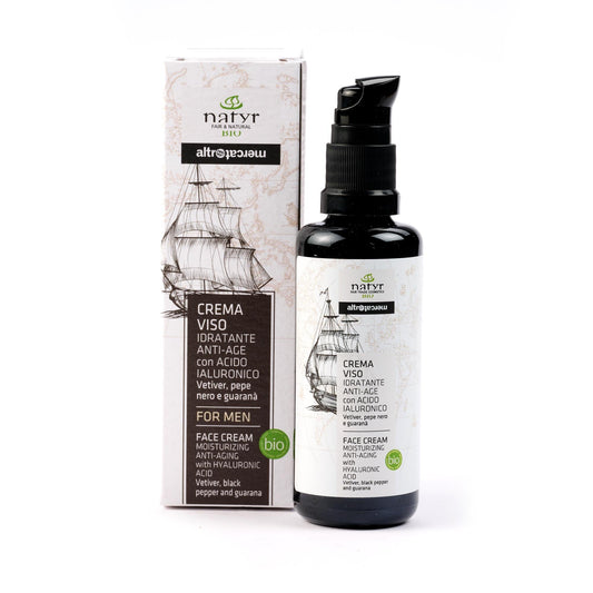 Crema viso uomo idratante Anti-age - bio | 50 ML