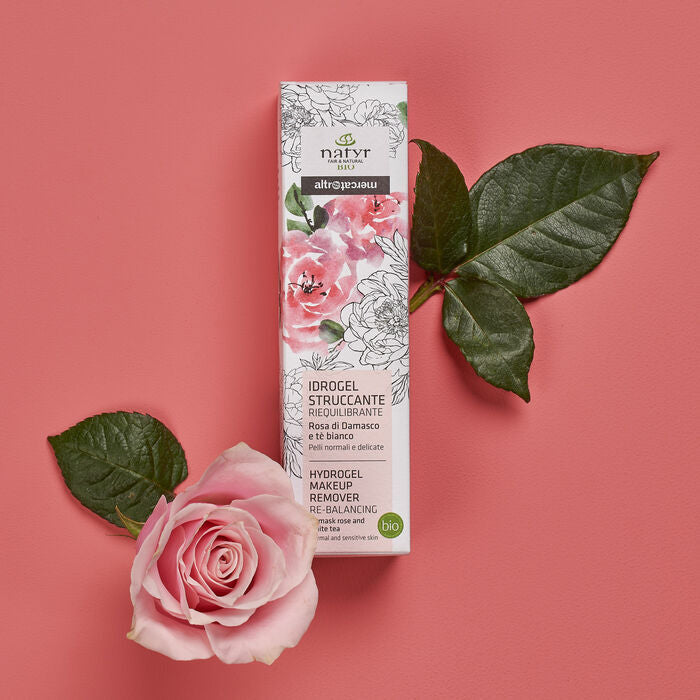 Gel struccante riequilibrante rosa di damasco - bio | 150 ml