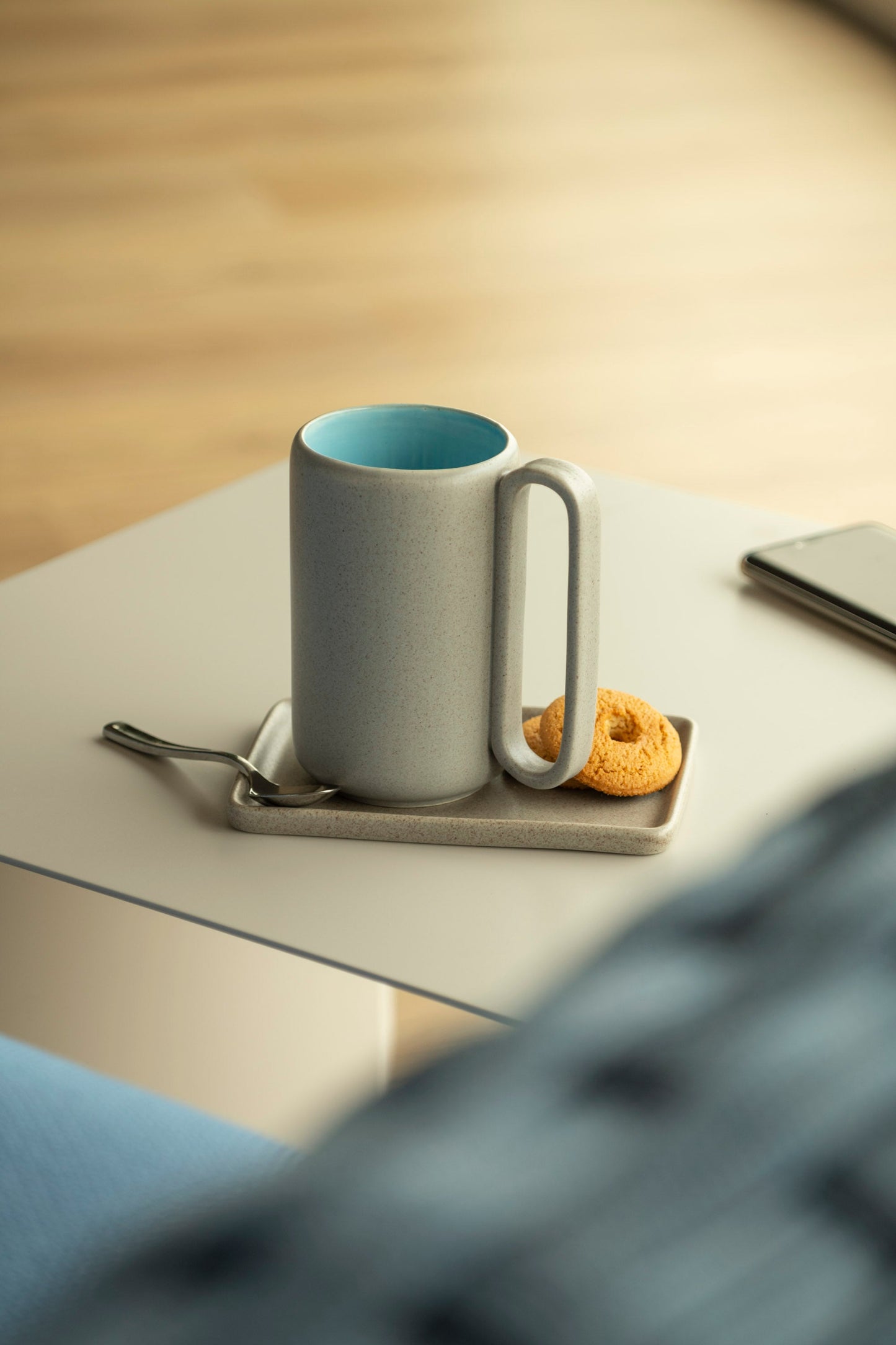 Mug grande Modern grey ceramica
