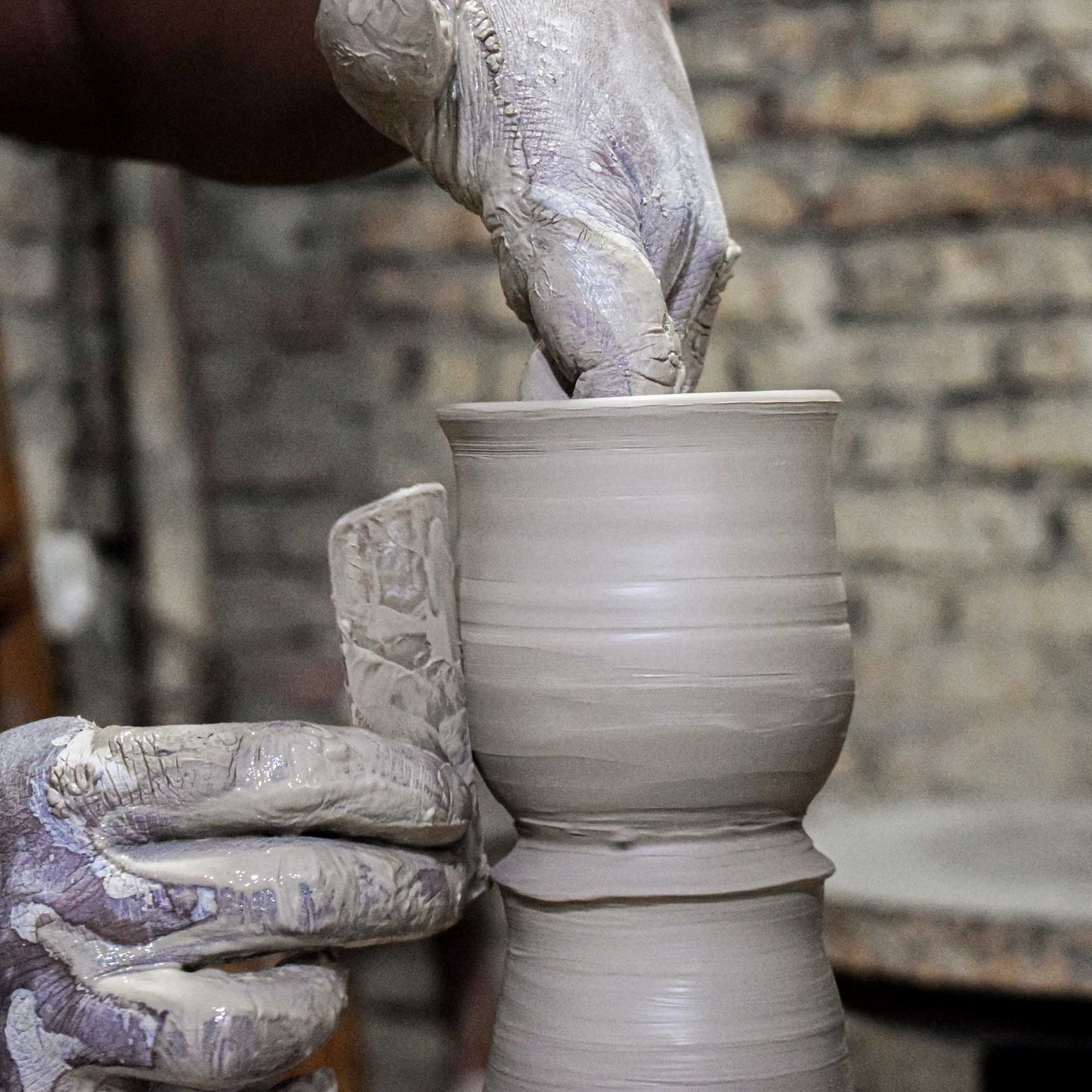 Mug media Anelli ceramica gres