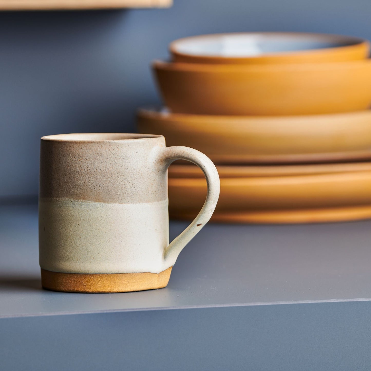 Mug media Anelli ceramica gres