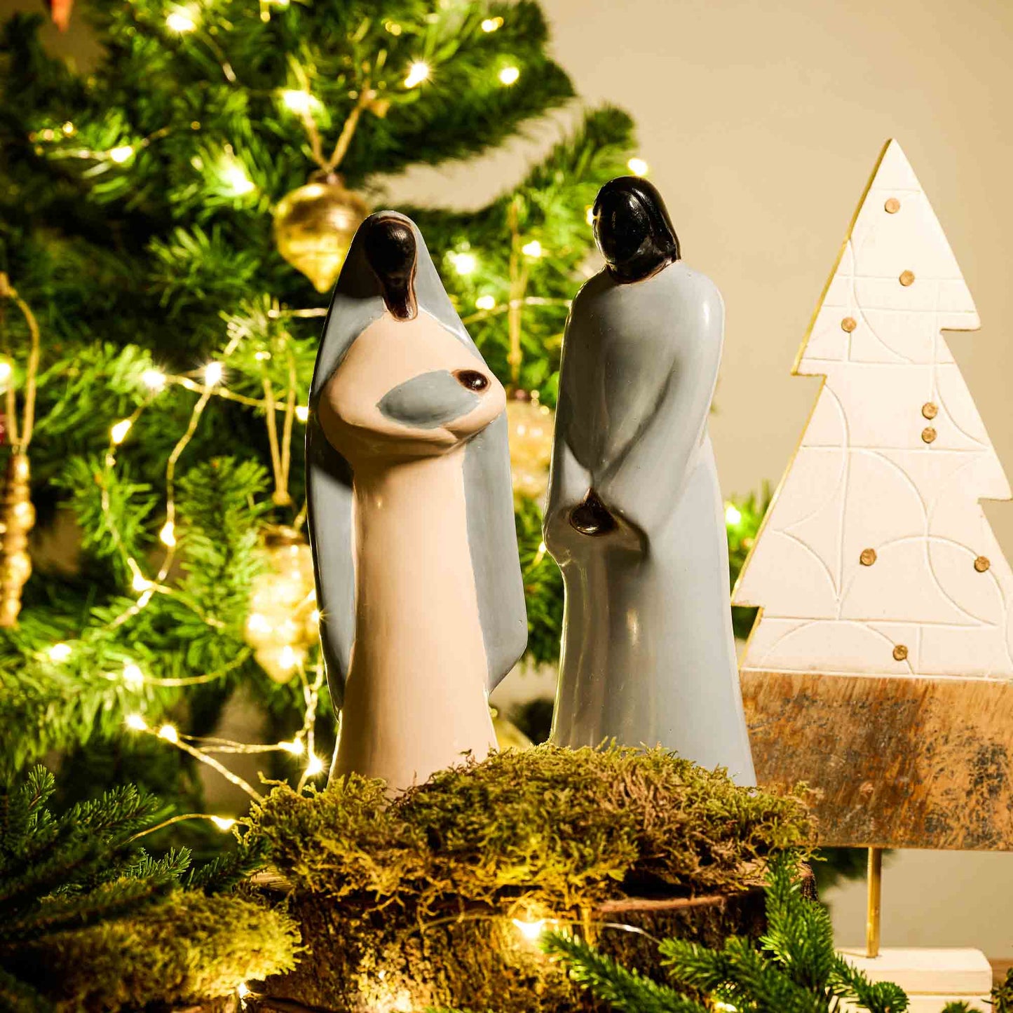 Presepe Azzurrino ceramica chulucana