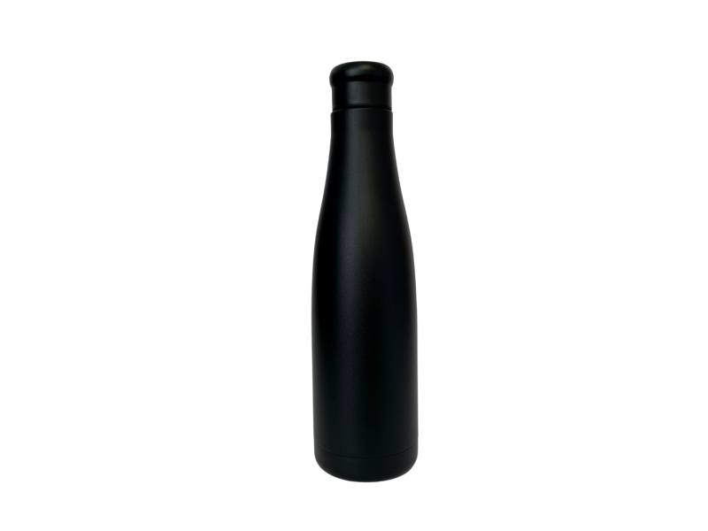 5 borracce 550 ml nero polvere personalizzabili