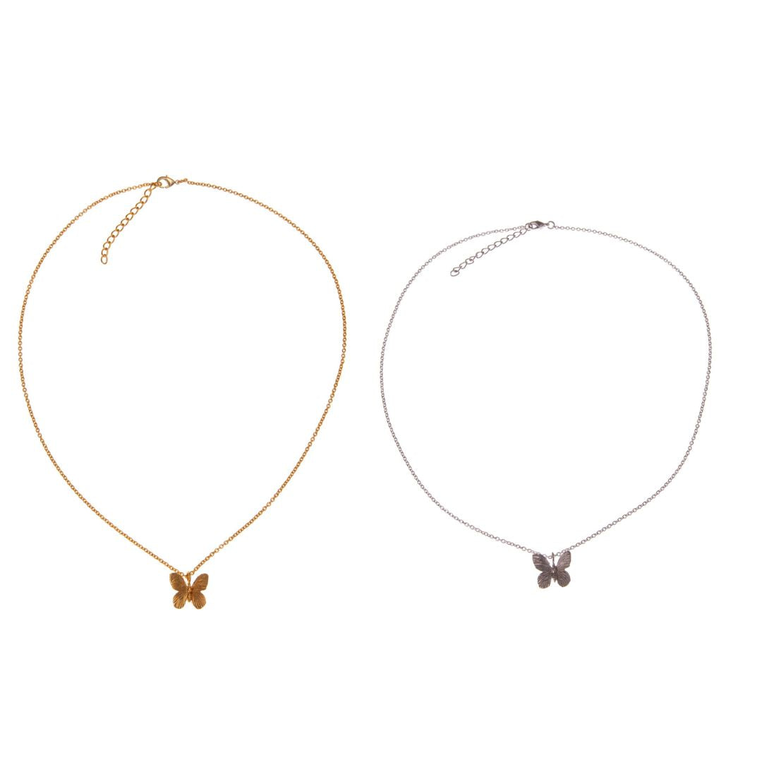 Collana Butterfly ottone
