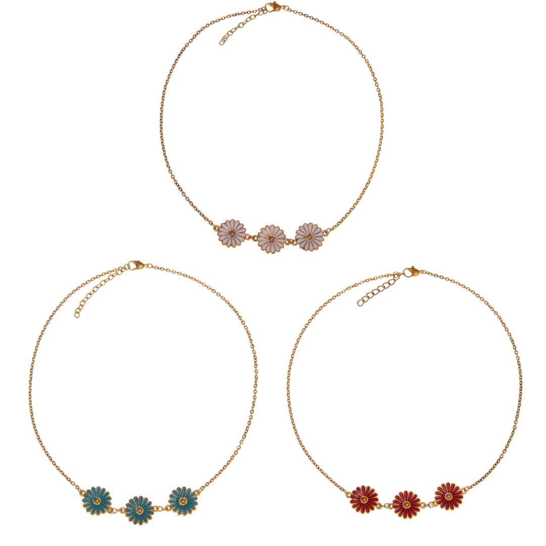 Collana Daisy ottone