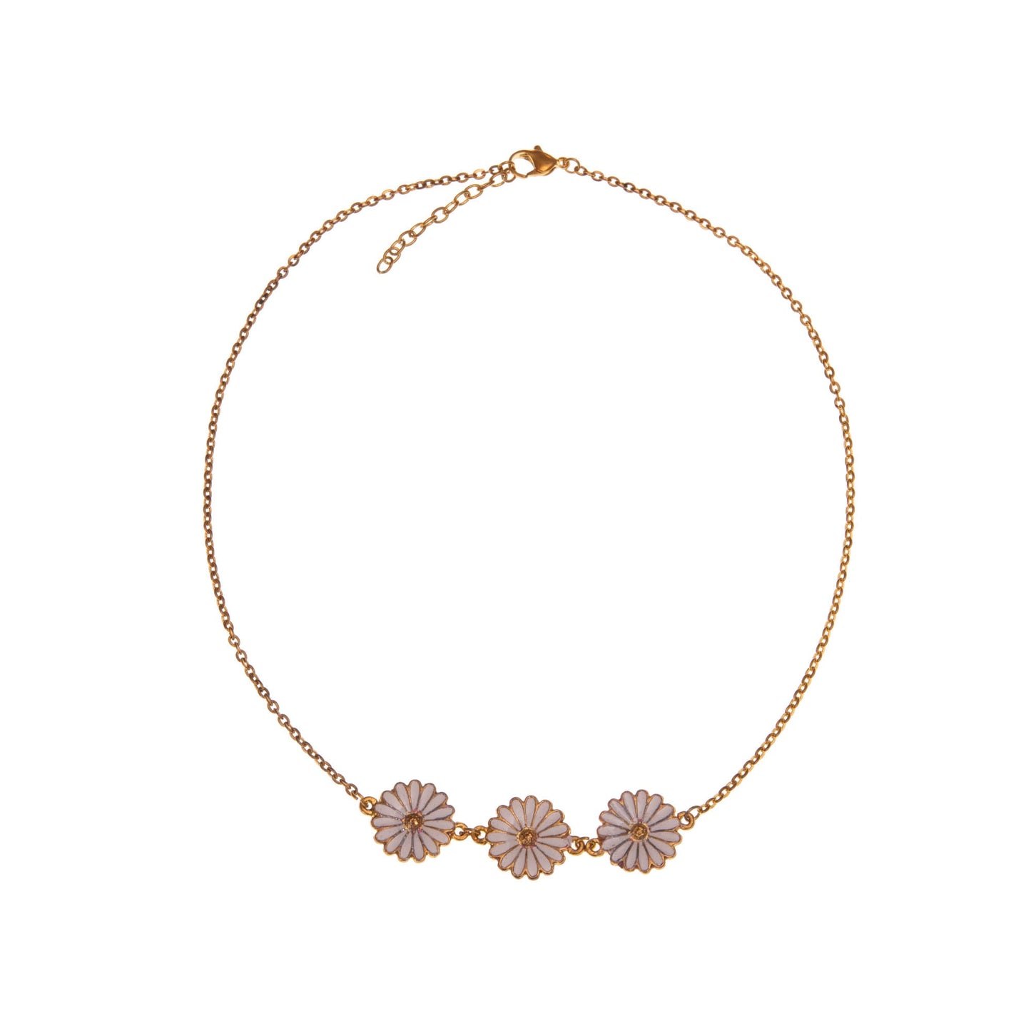 Collana Daisy ottone