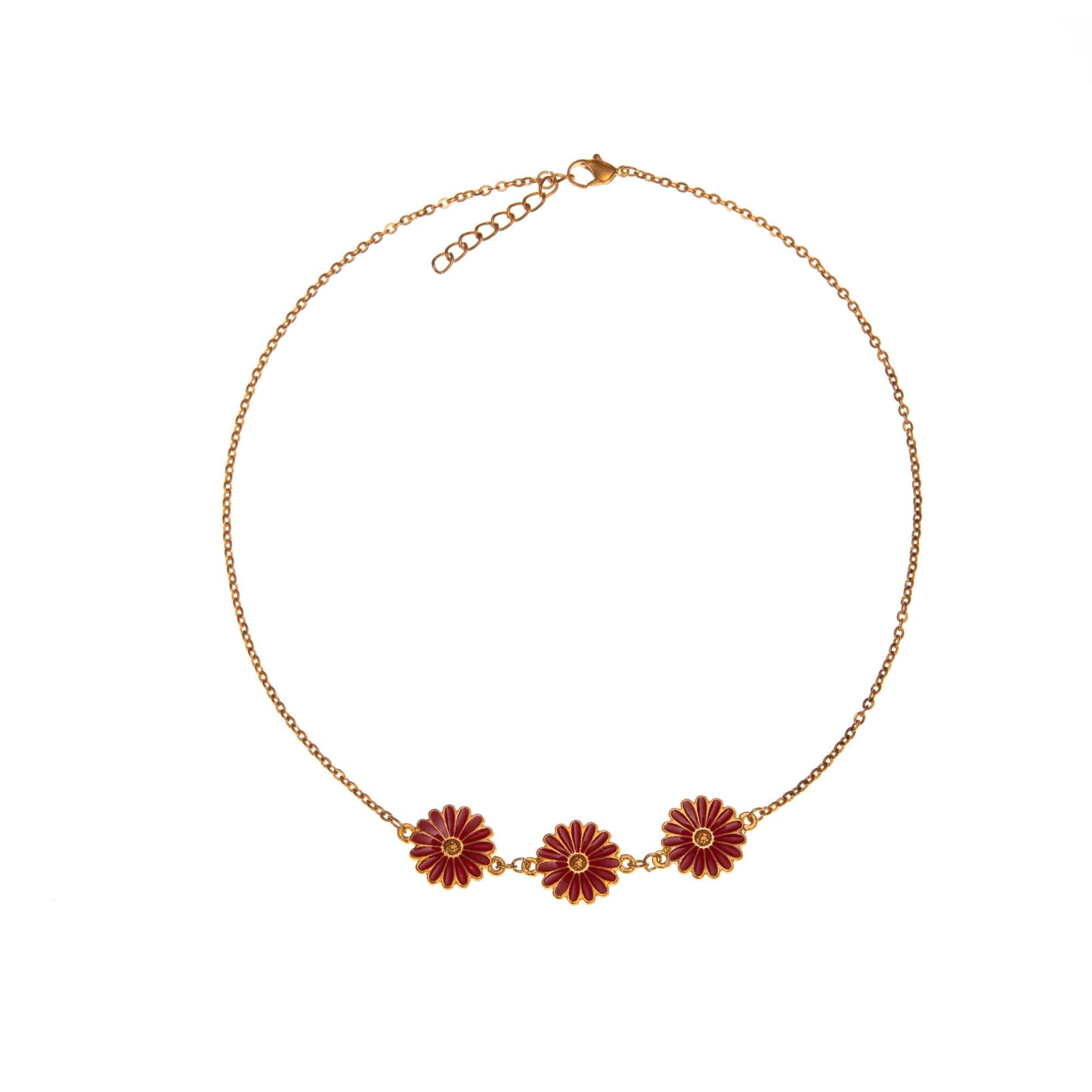 Collana Daisy ottone