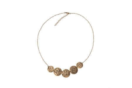 Collana Ombre ottone