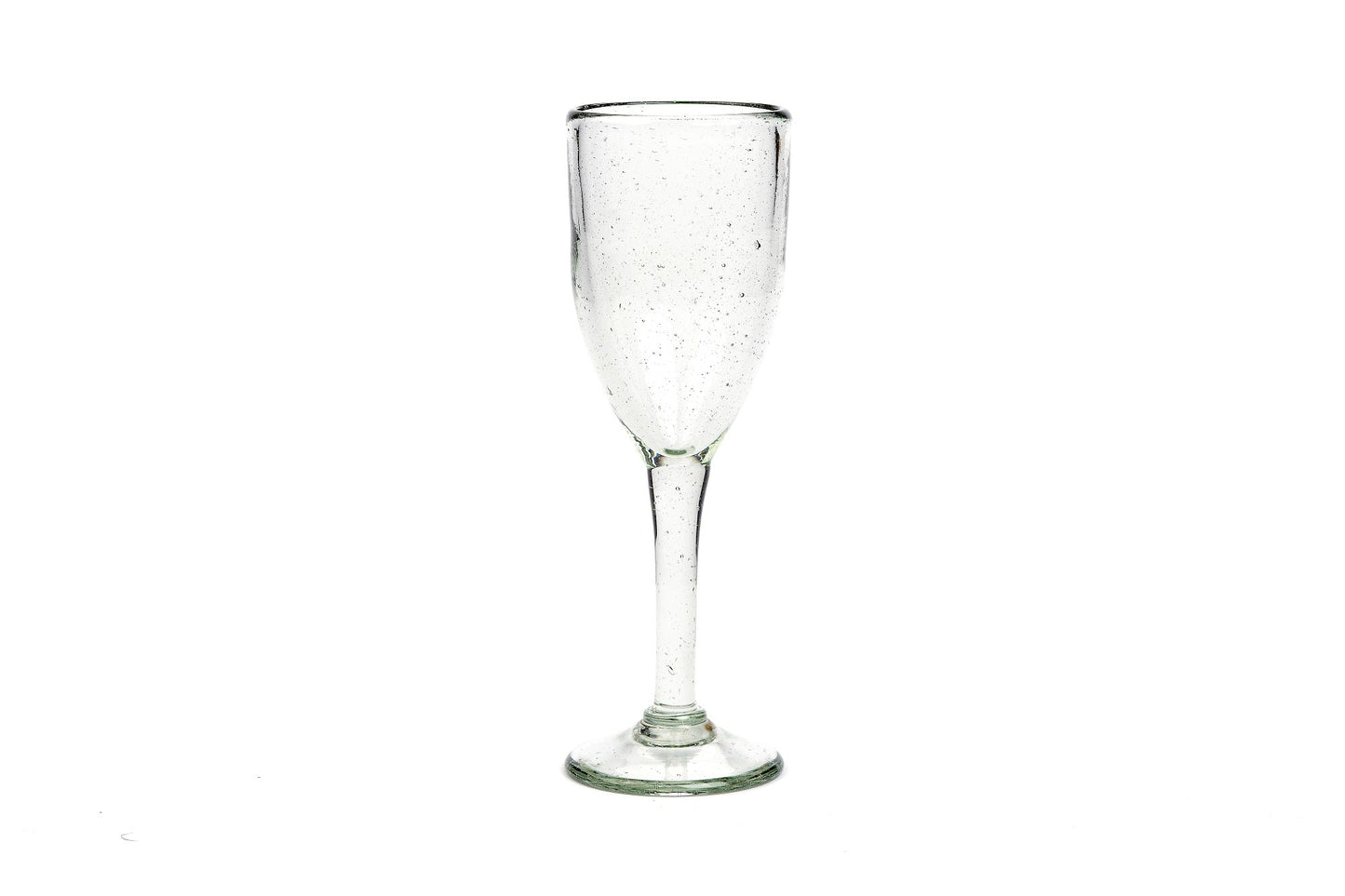 Coppia bicchieri flute Trasparenze vetro soffiato