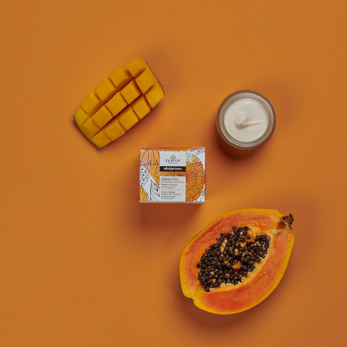 Crema viso rassodante antirughe mango e papaya | 50 ml