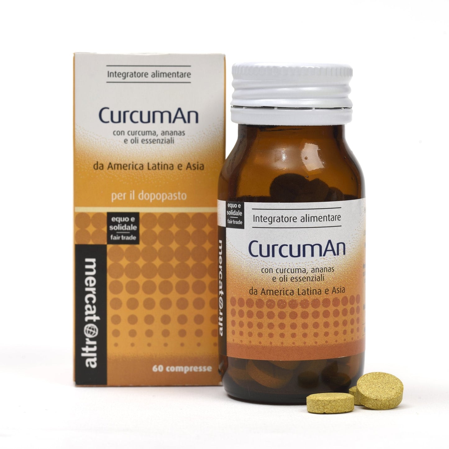 COMPRESSE CURCUMA E ANANAS CURCUMAN | 60 cps - 42 g