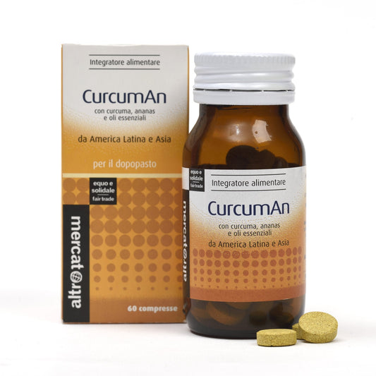 COMPRESSE CURCUMA E ANANAS CURCUMAN | 60 cps - 42 g