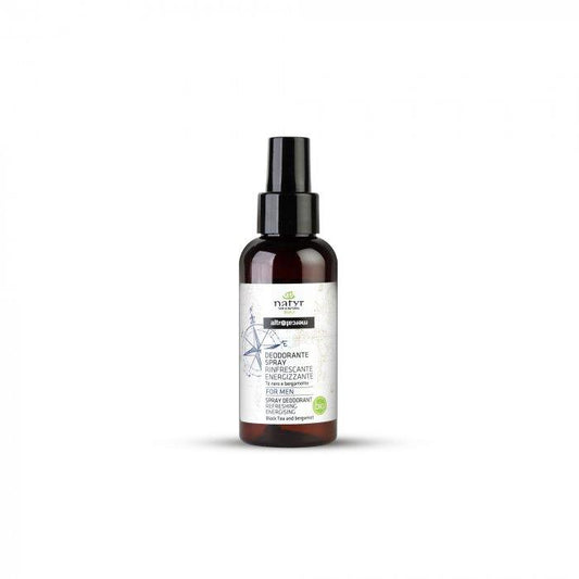 Deodorante spray rinfrescante energizzante tè nero e bergamotto - bio | 100 ml