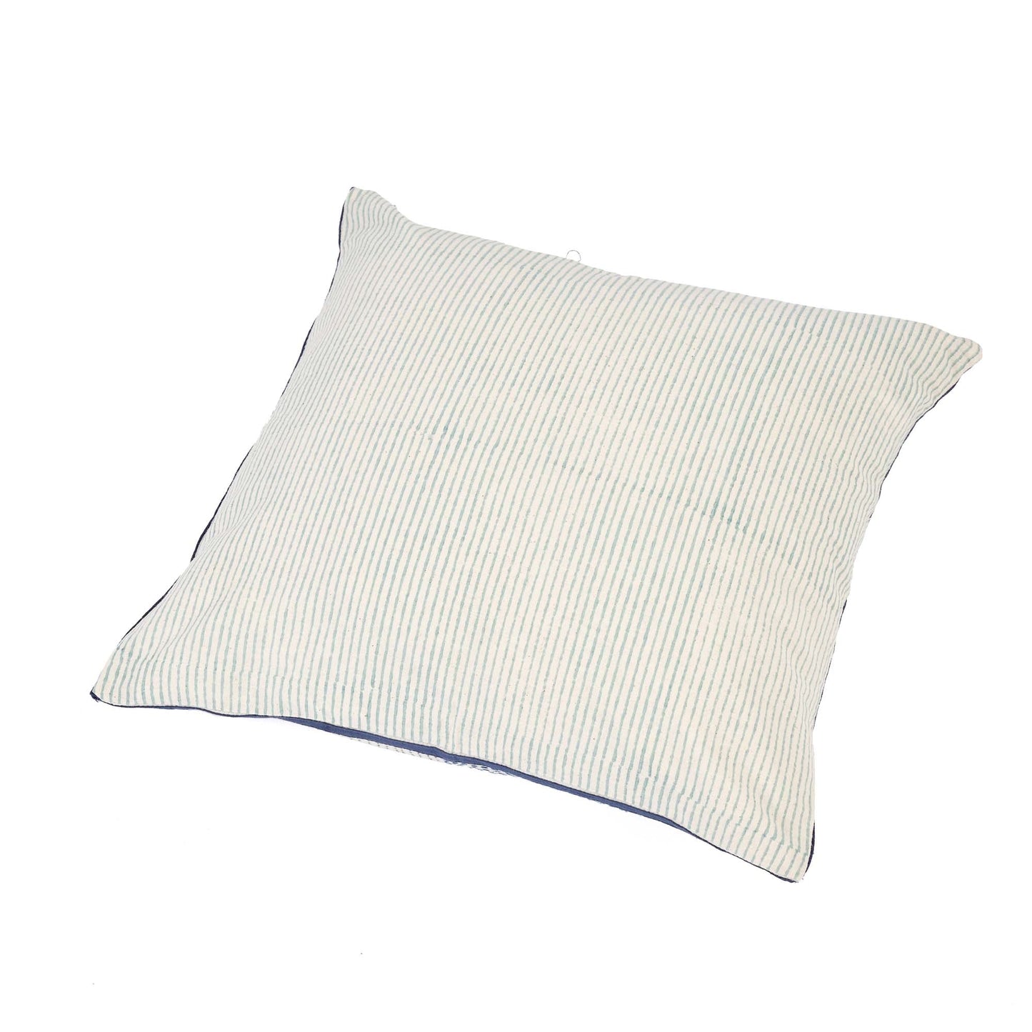 Federa cuscino Kantha scacchiera cotone