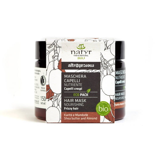 Maschera capelli rigenerante karité e mandorle - bio | 150 ml