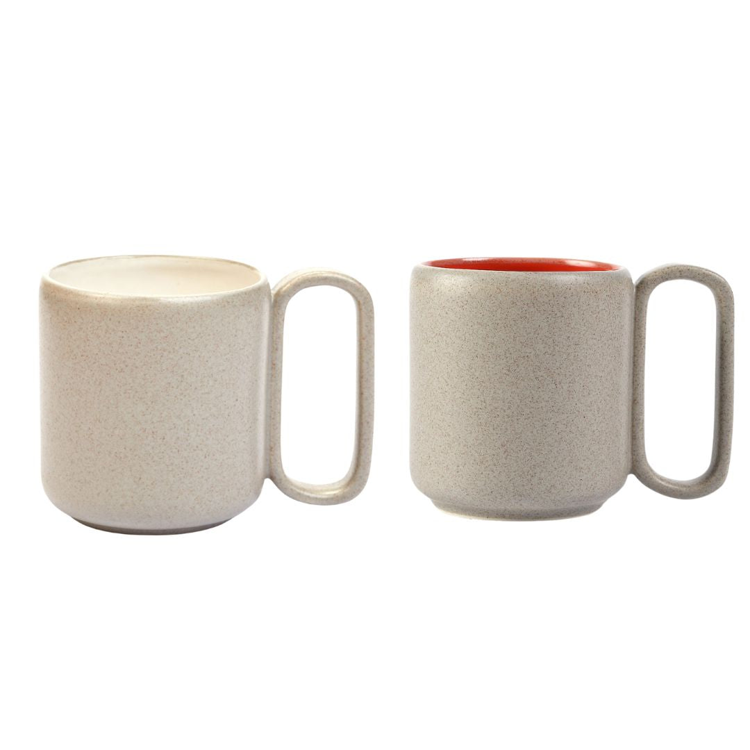 Mug media Modern grey ceramica