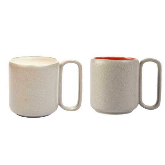 Mug media Modern grey ceramica
