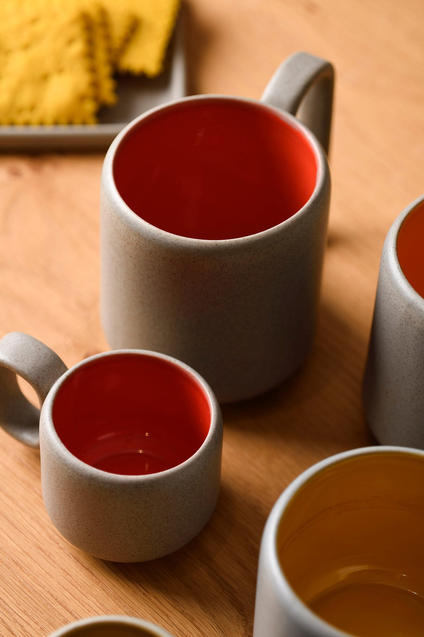 Mug media Modern grey ceramica