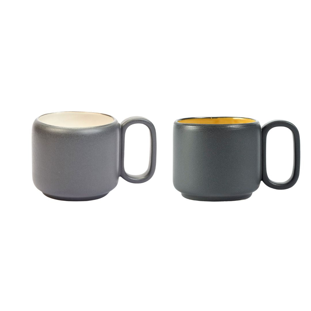 Mug piccola Modern charcoal ceramica