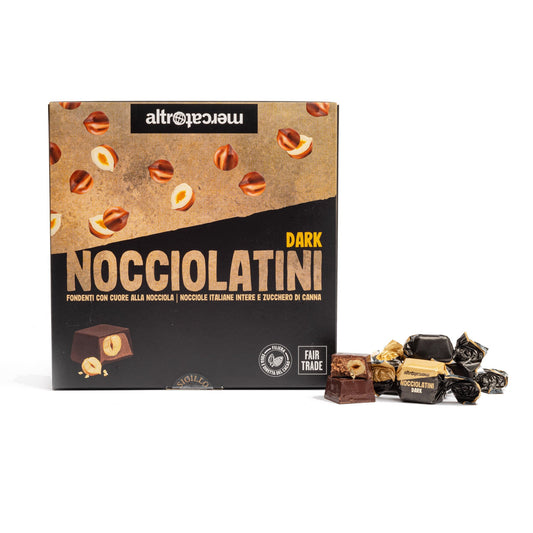 Nocciolatini dark cioccolatini fondenti alla nocciola | 250 g