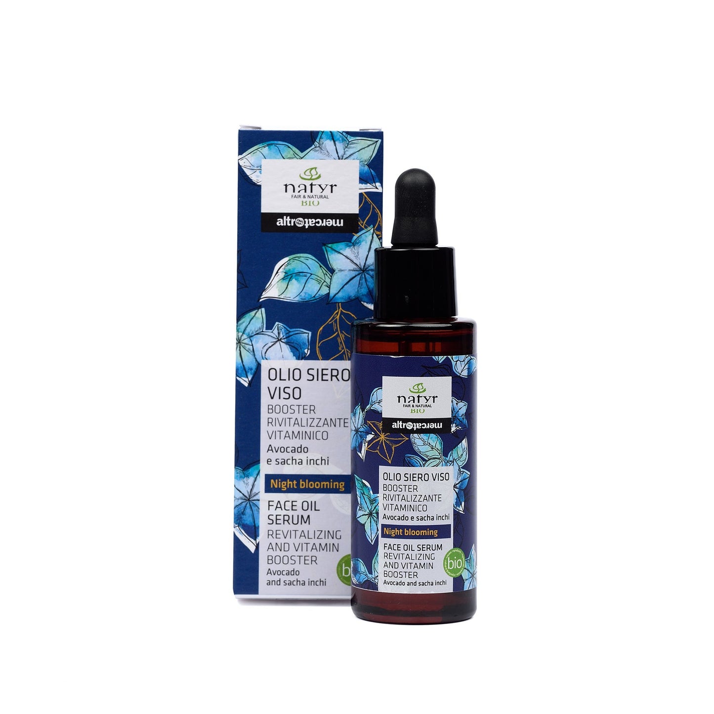 Olio siero viso booster rivitalizzante vitaminico - bio | 30 ml